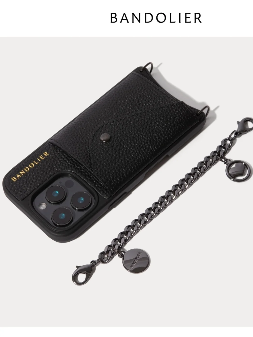 Bandolier Maya
Wristlet Phone Case in Black. - Picture 8 of 10